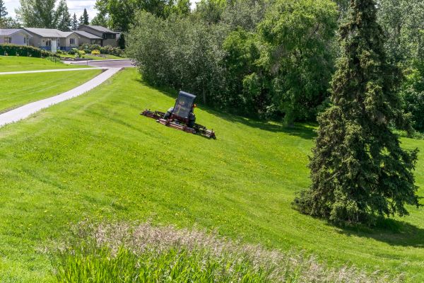 Sloped Area Mowing in Nampa