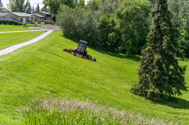 Sloped Area Mowing
